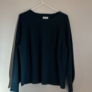 Jessica Simpson Women's Dark Teal Crewneck Sweater